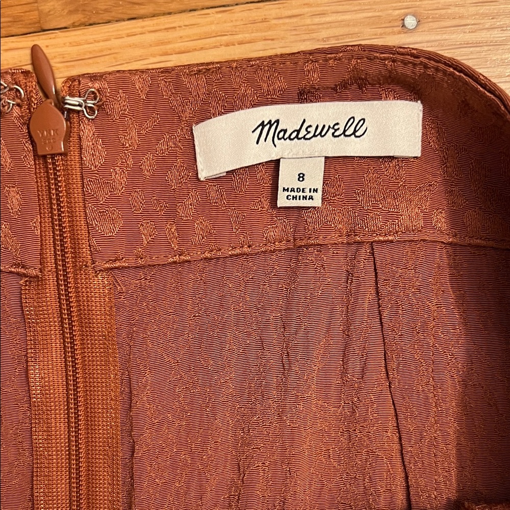Madewell Rust Midi Skirt - Picture 9 of 13